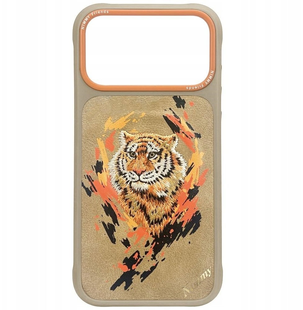 Nimmy Tiger MagSafe case for iPhone 17 Pro Max light brown