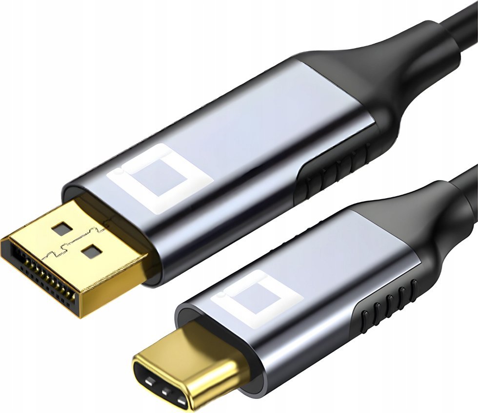 Adapter AV Co2 CO2 KABEL USB-C DISPLAY PORT PRZEJŚCIÓWKA ADAPTER HUB USB TYP C DP 8K 60HZ 2M