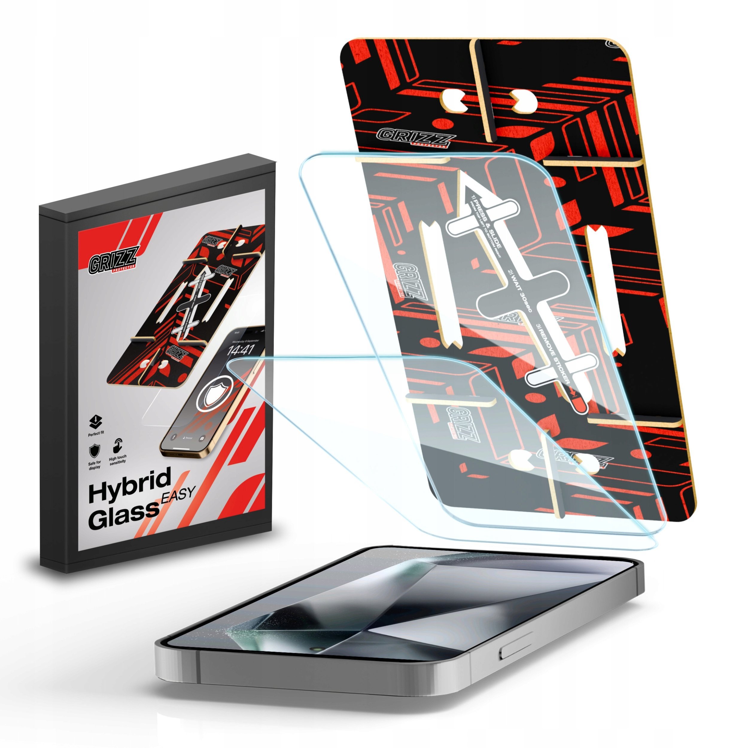 GrizzGlass Folia matowa MatteScreen Easy do Samsung Galaxy S25 Ultra [2 PACK]