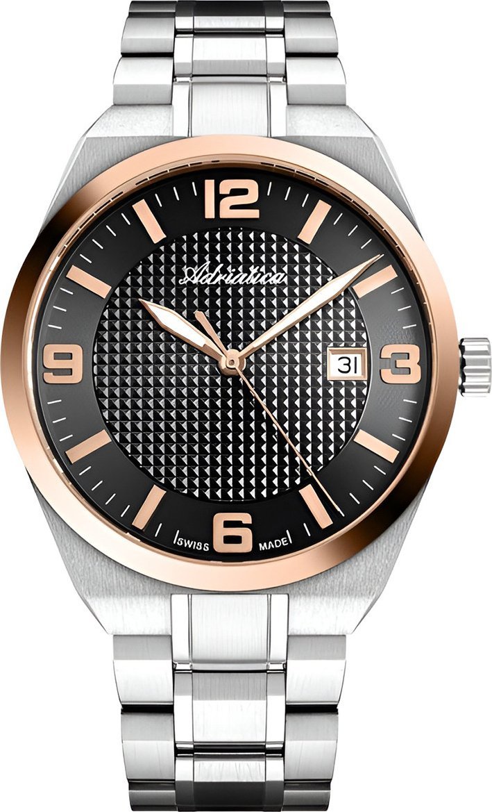 Zegarek Adriatica Zegarek męski Adriatica A8343.R156Q srebrny