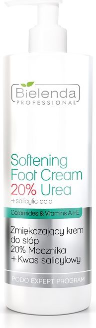 Bielenda Professional Softening Foot Cream 20% Urea + Salicylic Acid Zmiękczającu krem do stóp 500ml