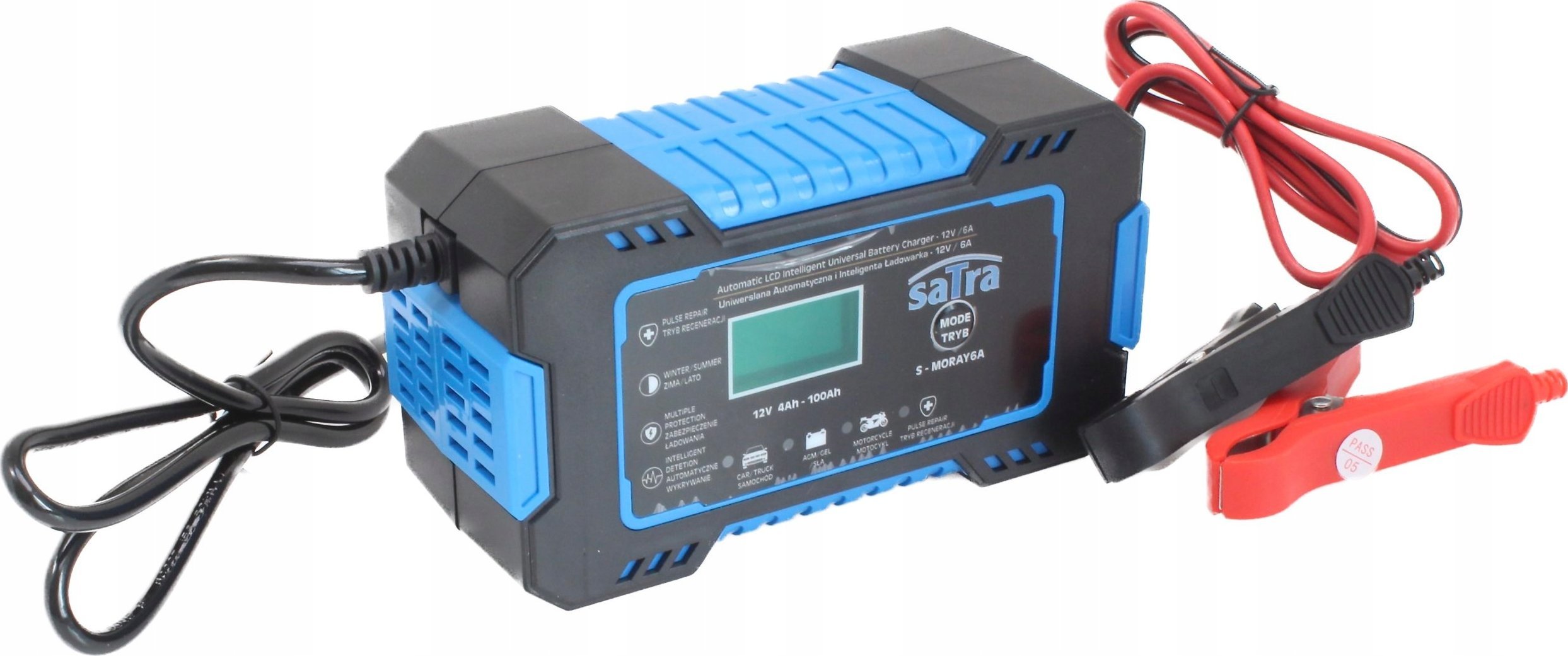 Satra SATRA PROSTOWNIK 12V LCD 6A