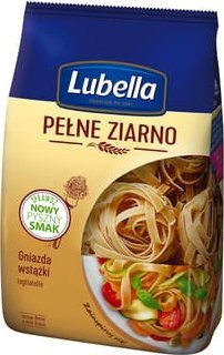 Lubella Lubella Pełne Ziarno Makaron gniazda wstążki tagliatelle 400 g