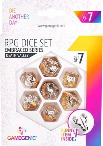 Gamegenic Gamegenic: Embraced Series - RPG Dice Set - Death Valley