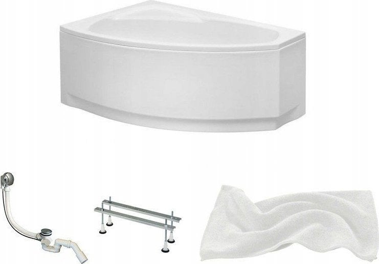 Wanna asymetryczna 140x80 lewa FRIDA