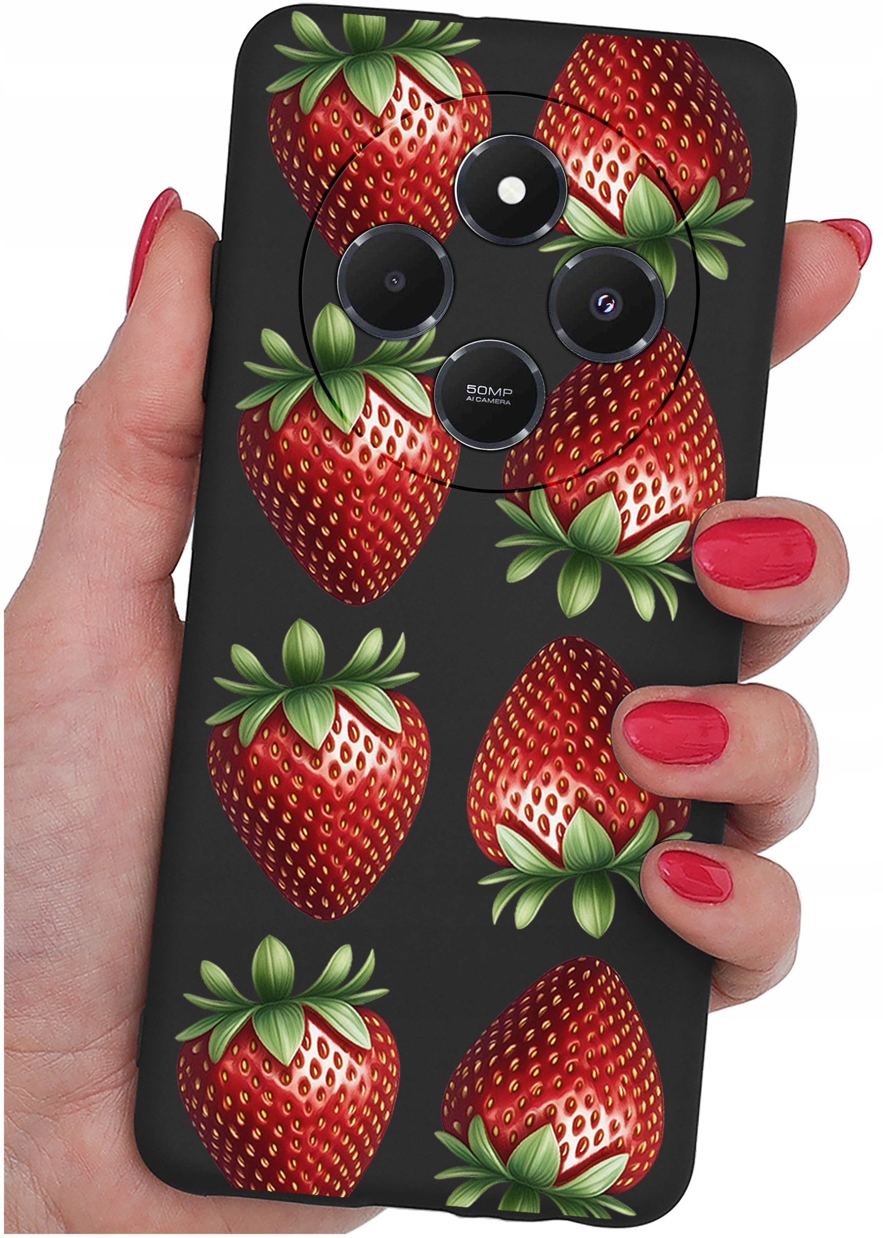 Etui do Xiaomi Redmi 14C WZORY |SILIKONOWE MATT CASE + SZKŁO 9H