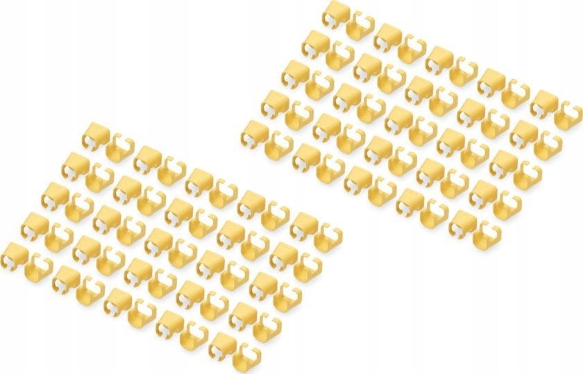 Digitus DIGITUS Farbclips für Patchkabel RJ45 100 Stück gelb