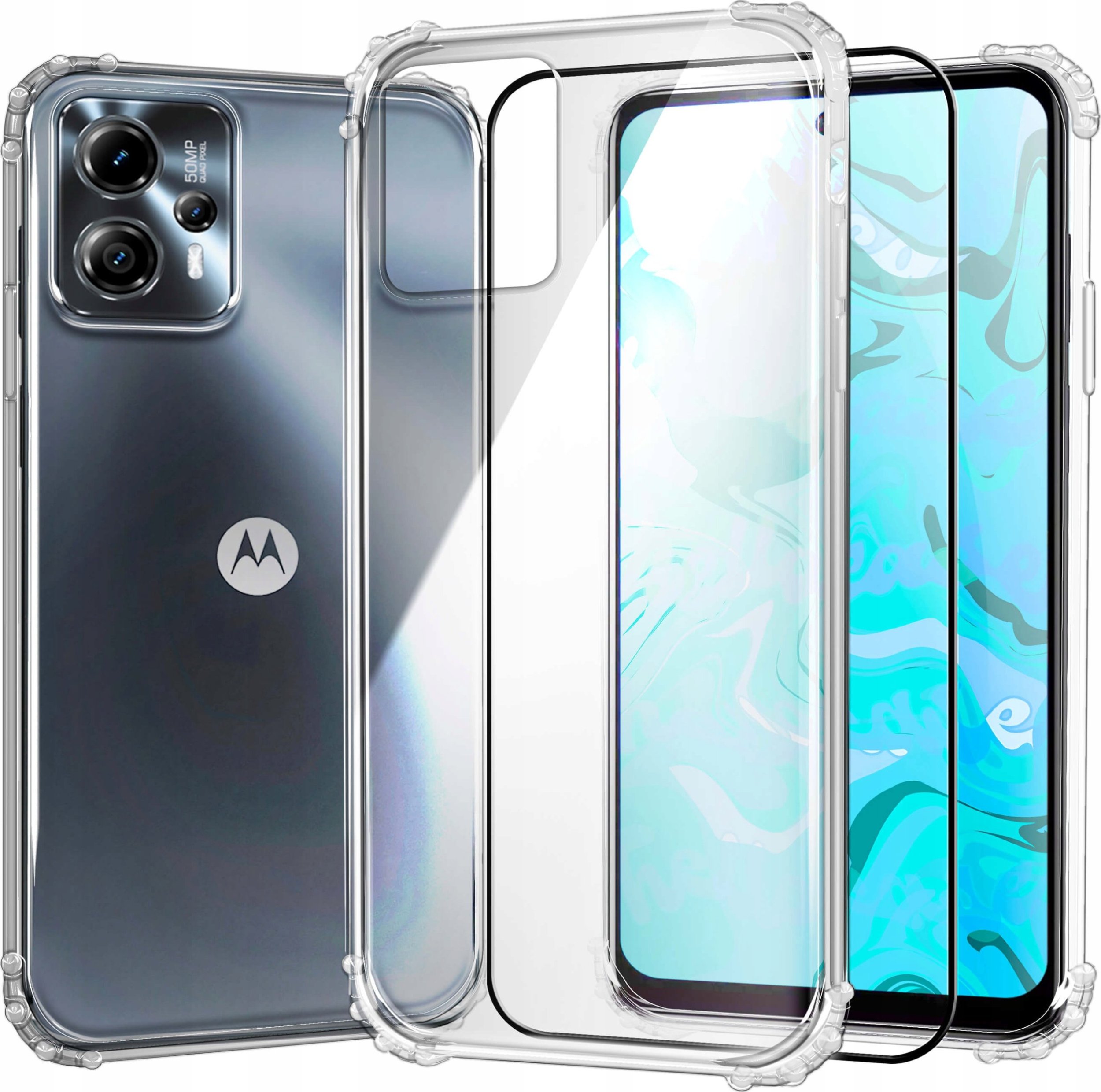 Hello Case ETUI PANCERNE DO MOTOROLA MOTO G13 / G23 | CASE SILIKON GUMOWE SLIM SZKŁO