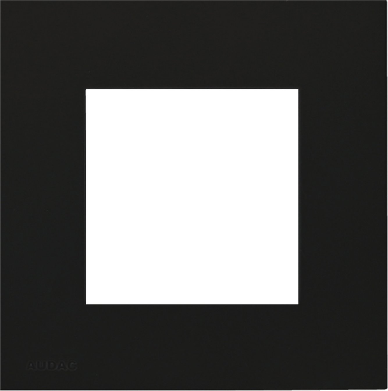 Audac AUDAC CF45SH/B Cover frame single 45 x 45 mm with hooks Black version