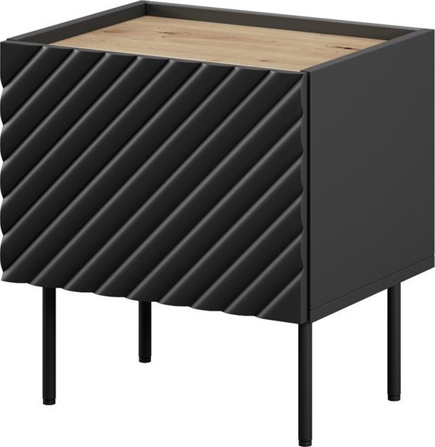 Cama Meble Szafka nocna ONDA 2szt. 50x40x54 czarny