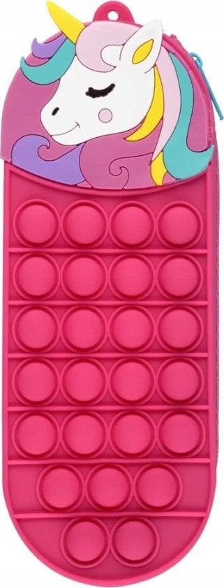 Piórnik Starpak PIORNIK SILIKON POP-IT 1ZAM UNICORN STK PB