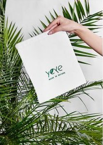 Woreczek na strój na saunę w 100% naturalna bawełna Yeye Biały