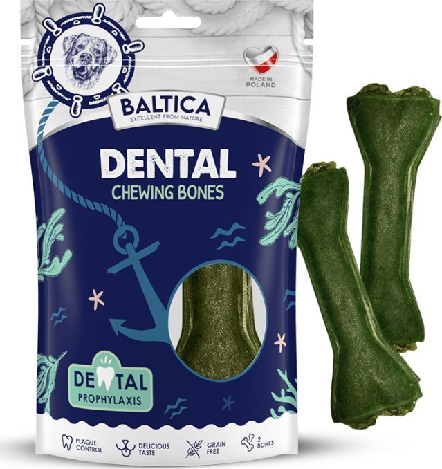 Baltica Kości do żucia dbające o zęby 2 szt - Baltica