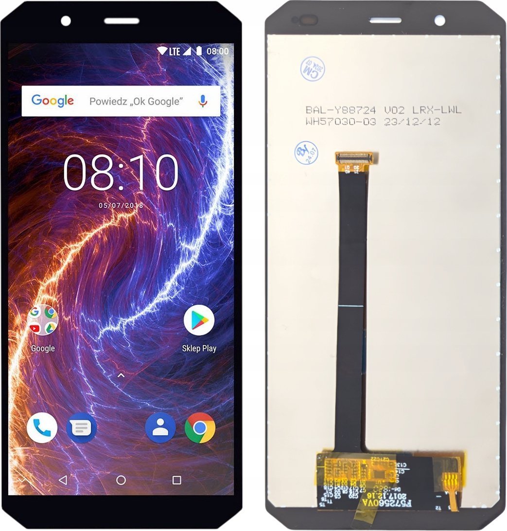 WYŚWIETLACZ EKRAN LCD DO MYPHONE HAMMER ENERGY 18X9