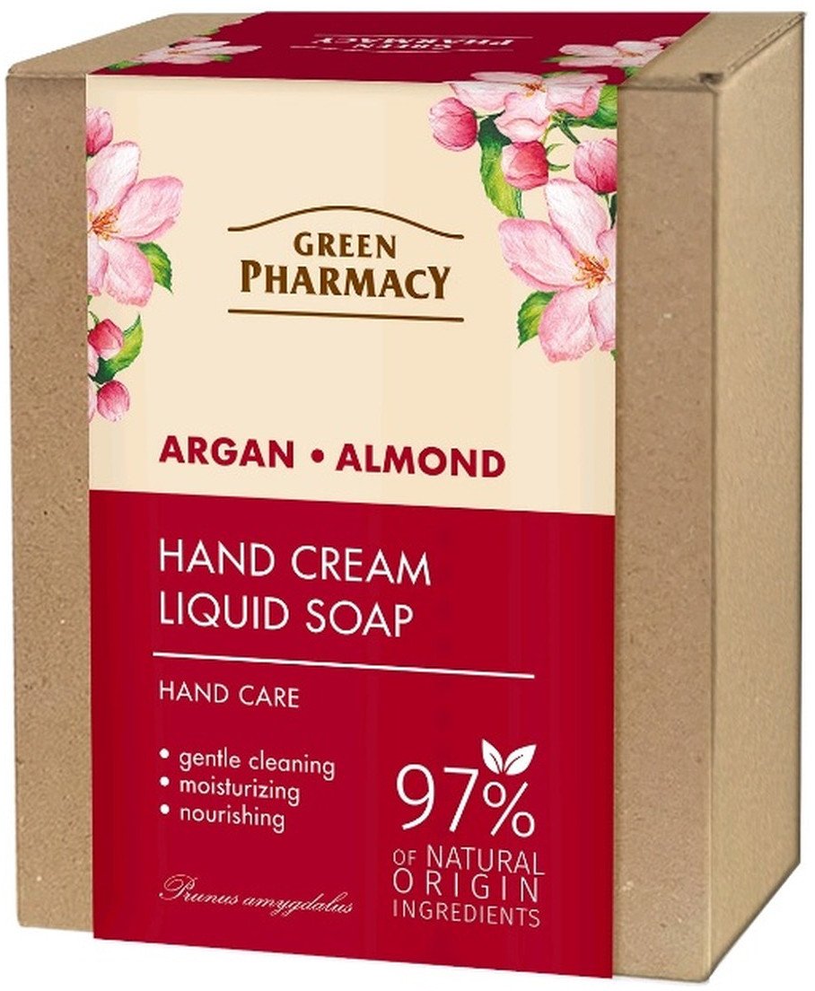 Green Pharmacy Zestaw do pielęgnacji dłoni z Olejem Migdałowym