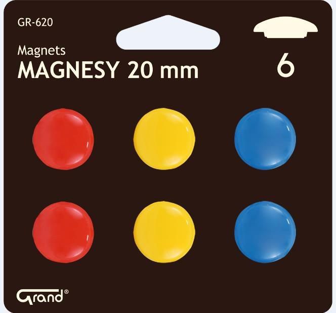 Grand Magnesy 20mm 6 sztuk blister - 192691