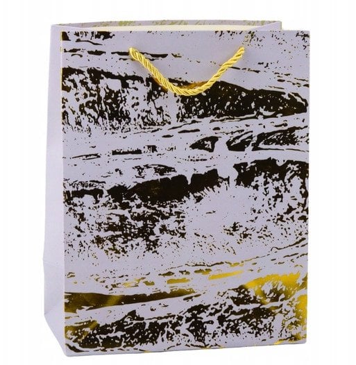 Torba Prezentowa Złote Zdobienia Elegancka 23 x 18 x10cm