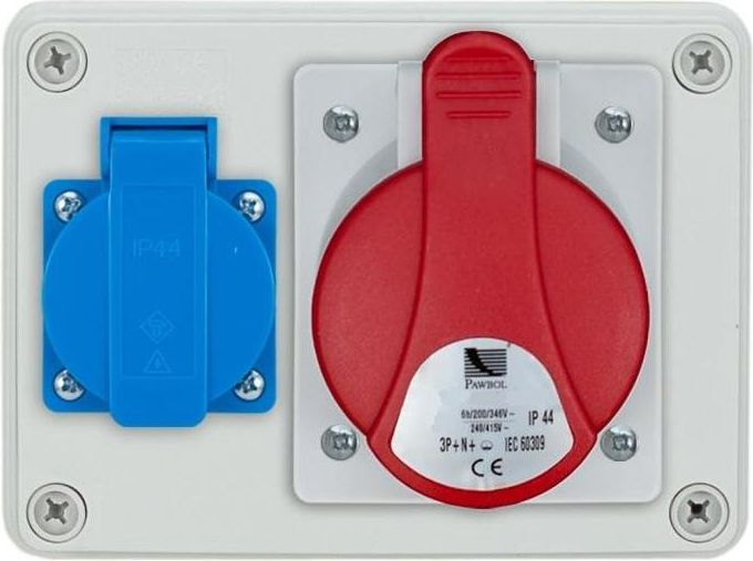 Pawbol Rozdzielnica stacjonarna R-BOX 150 1x16A/5P 1x250V IP44 (B.1091)