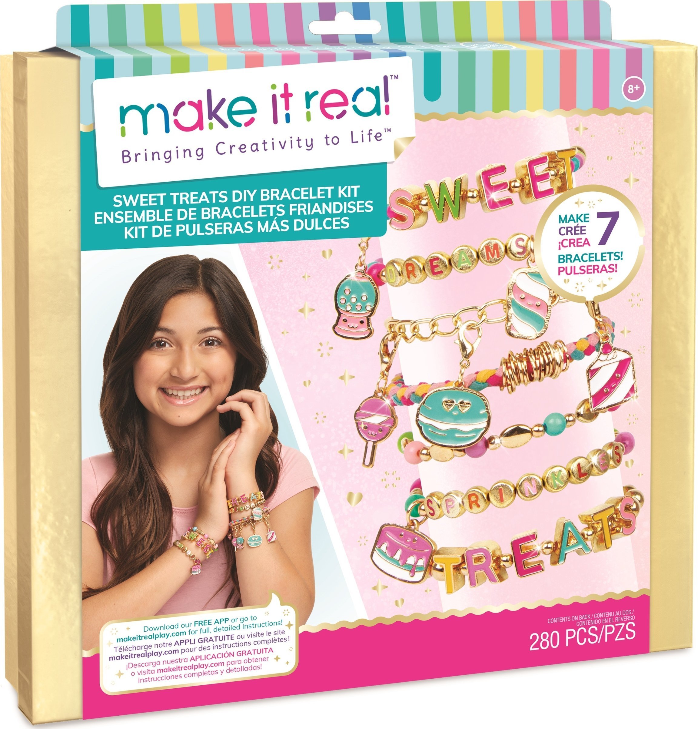Make it real Make It Real Sweet Treats DIY Bracelet Kit