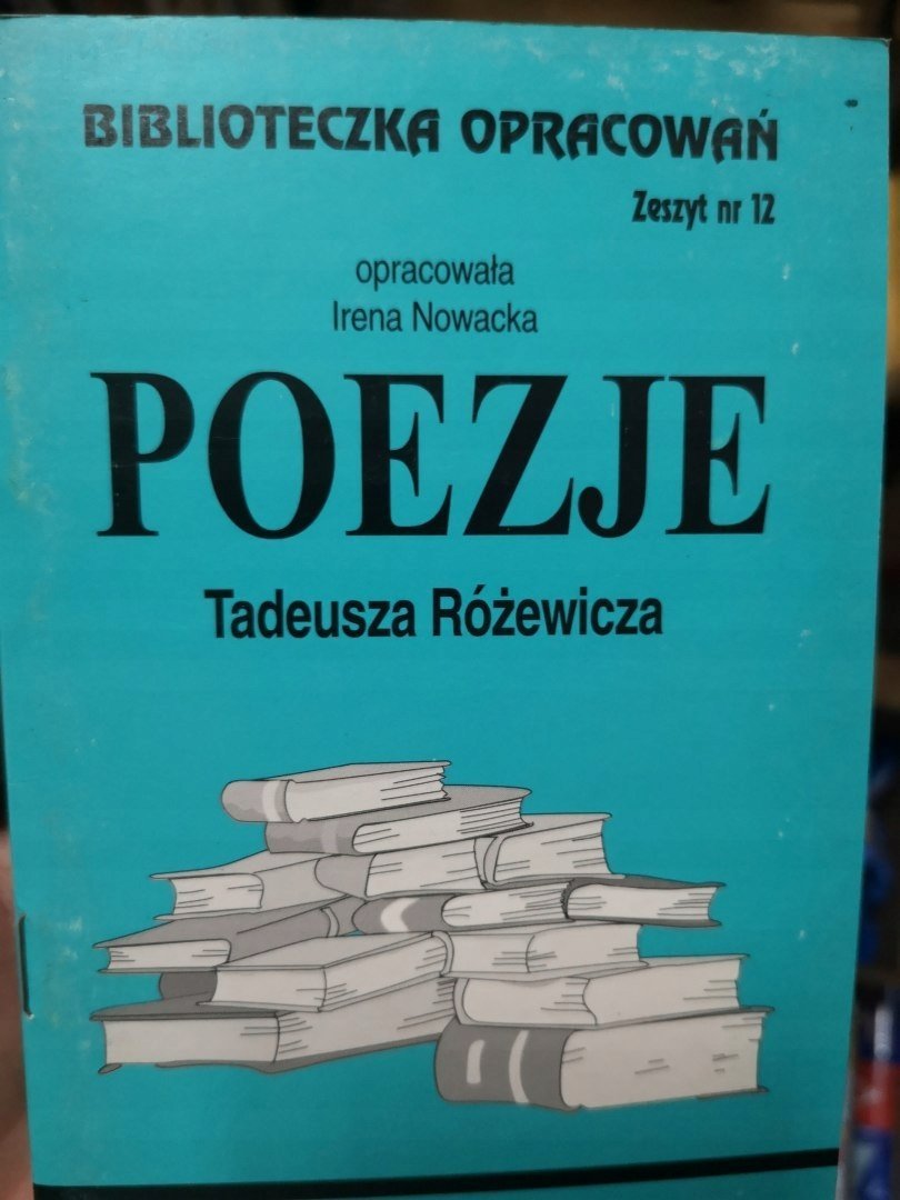 Biblioteczka Opracowań Poezje Tadeusza Różewicza