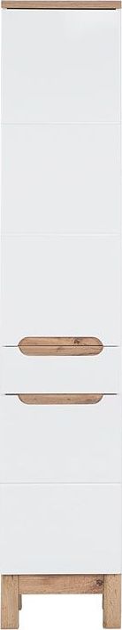 Elior Słupek łazienkowy stojący Marsylia 2X - Biały połysk