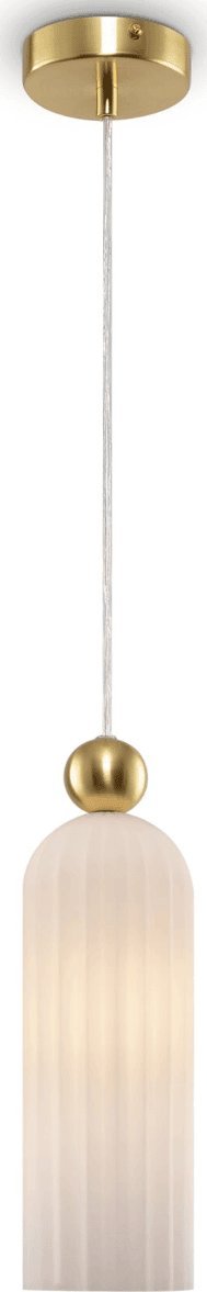 Lampa wisząca Maytoni Wisząca lampa Antic MOD302PL-01W szklana biała złota