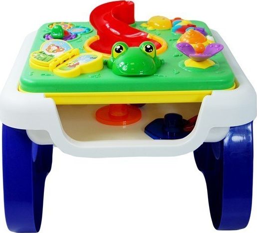 Import SUPER-TOYS ŚLICZNY DWUSTRONNY STOLIK Z DŹWIĘKAMI/LM2131