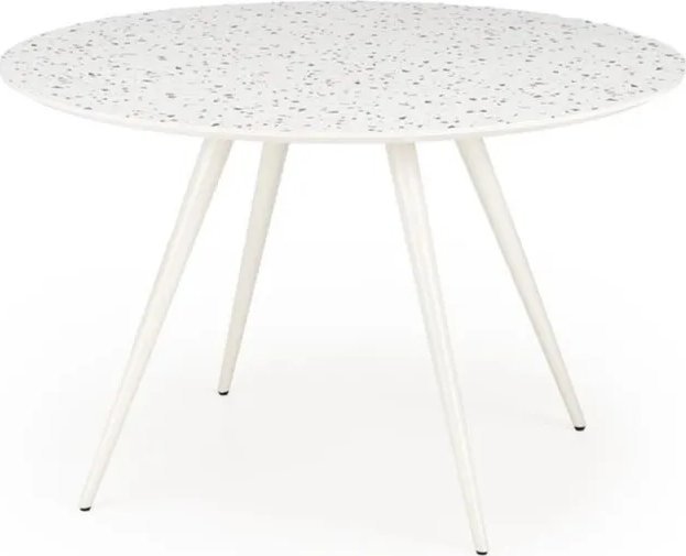 Halmar Stół okrągły ARAMIS 120x120 biały HALMAR