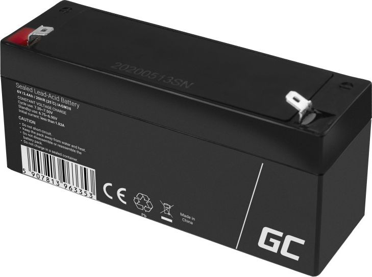 Green Cell Akumulator 6V/3.4Ah (AGM38)