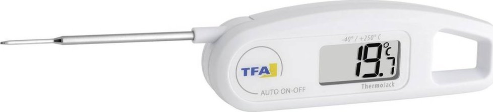 Termometr TFA TFA Thermo Jack 30.1047, thermometer (white, pocket-sized folding thermometer)