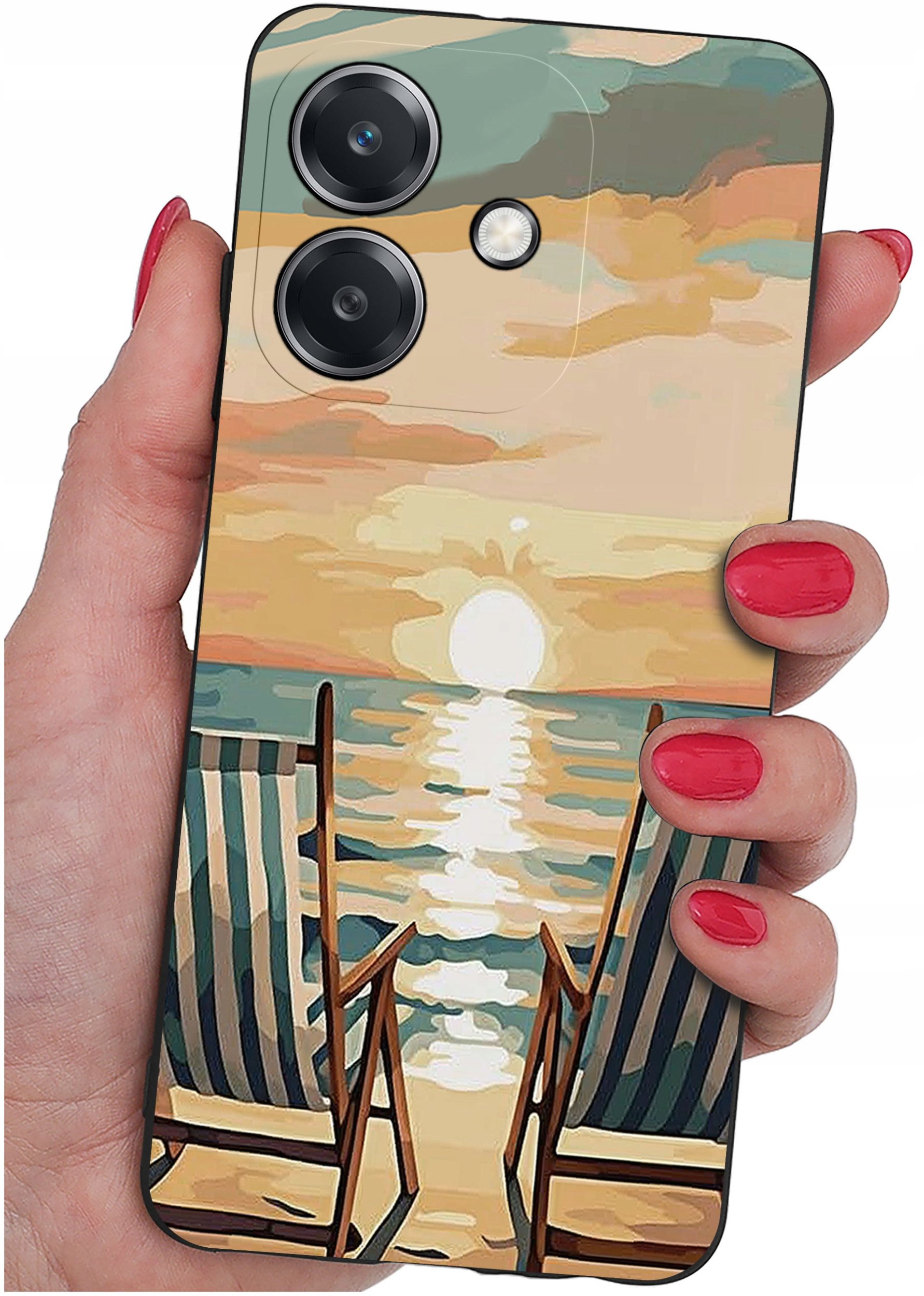 Etui do Oppo A40 | A40M | WZORY | SILIKONOWE MATT SZKŁO 9H