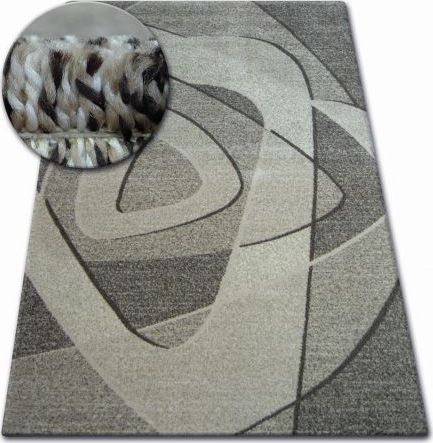 Dywany Łuszczów Dywan SHADOW 8594 brown / light beige, 280x370 cm