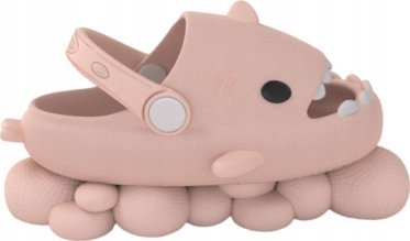 Klapki Sandałki Dziecięce Rekiny Różowe 27-28