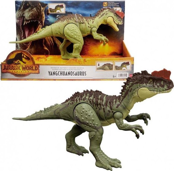 Figurka Mattel Mattel Jurassic World Massive Action Yangchuanosaurus Mini-Play Figure
