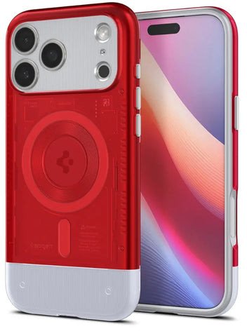 Spigen Classic C1 MagSafe, ruby - iPhone 17 Pro Max