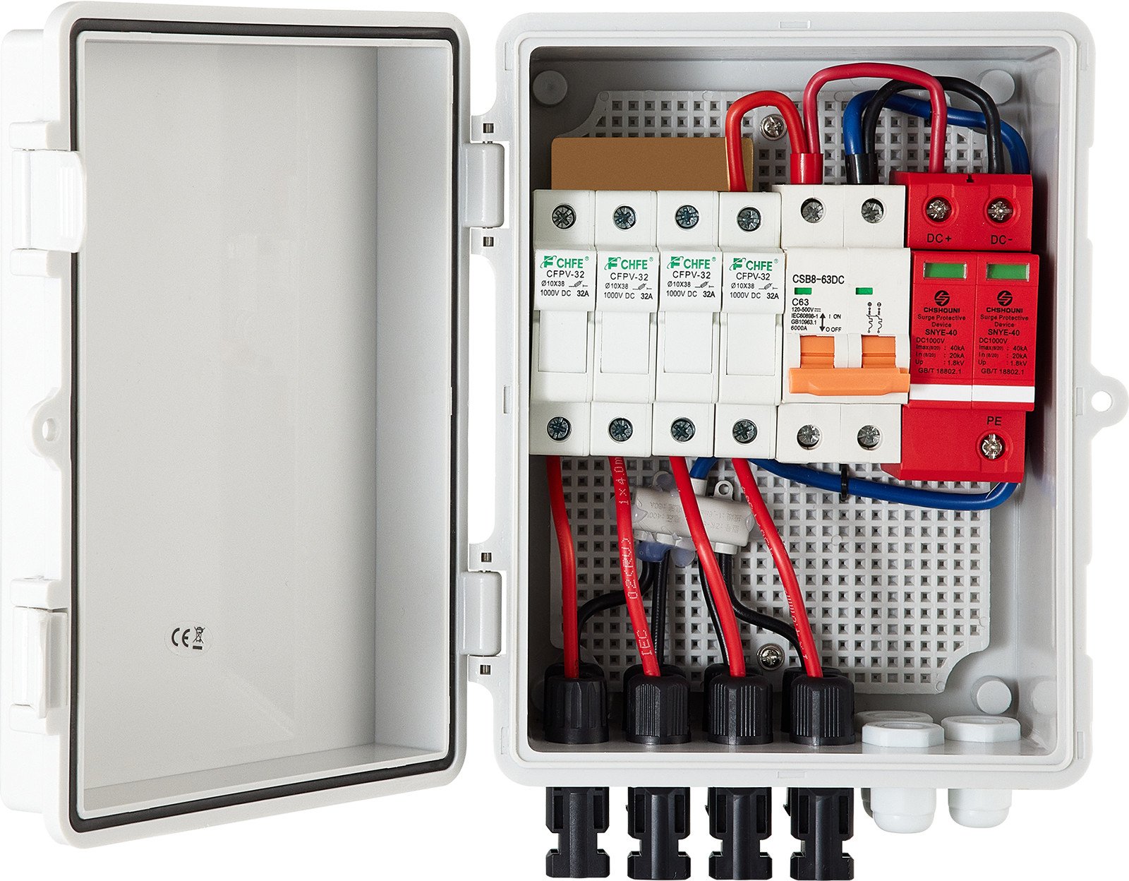 Skrzynka elektryczna rozdzielnia obudowa metalowa 4 obwody 15A