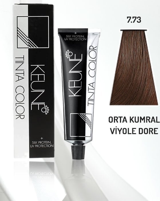 Keune Keune, Tinta Color, Permanent Hair Dye, 7.73 Medium Violet Gold Blonde, 60 ml For Women