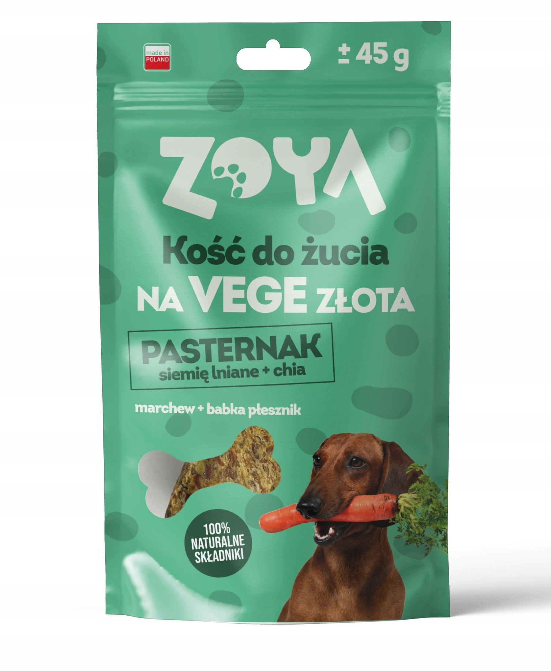 Zoya Kość Na wegetariańskie Złota przysmak dla psa