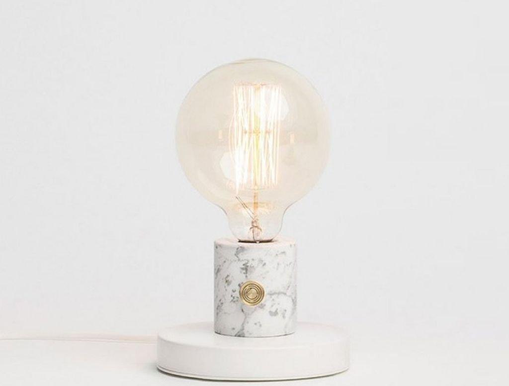 Lampa stołowa EpicLight Lampa stołowa, nocna Gatsby marmur/biała