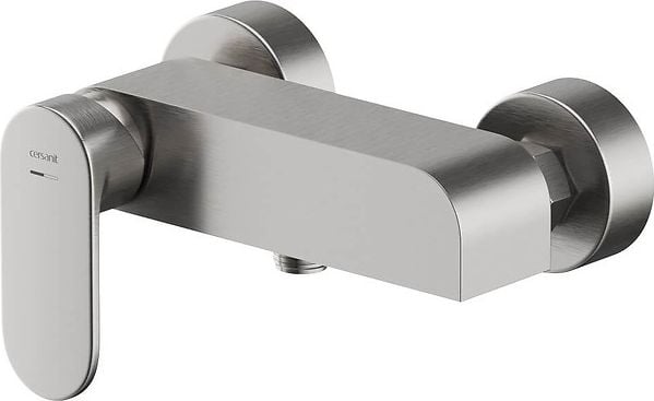 Bateria prysznicowa Cersanit Crea nikiel szczotkowany (S951-324)