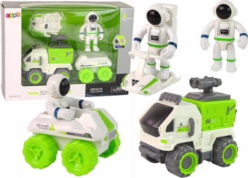 LeanToys Zestaw Pojazd Kosmiczny Kosmonauta Kosmos