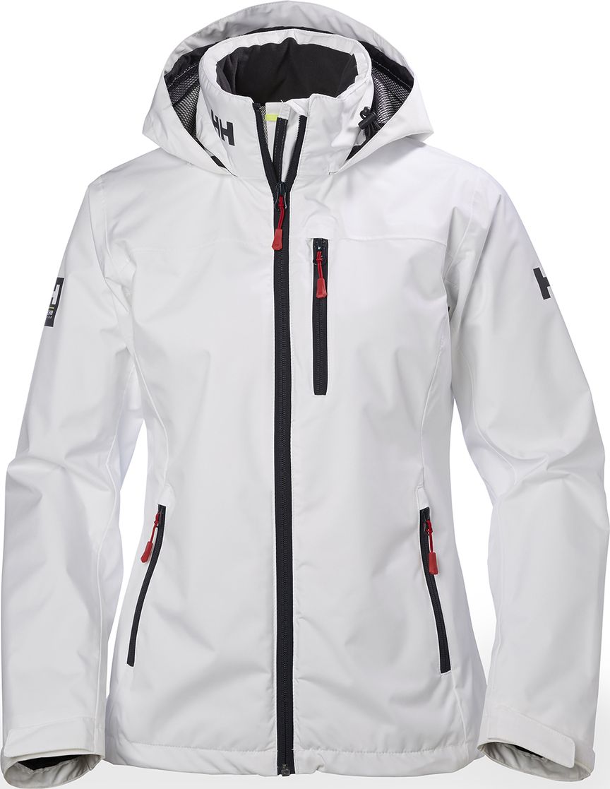 Helly Hansen Kurtka żeglarska damska Helly Hansen W Crew Hooded Jacket biała
