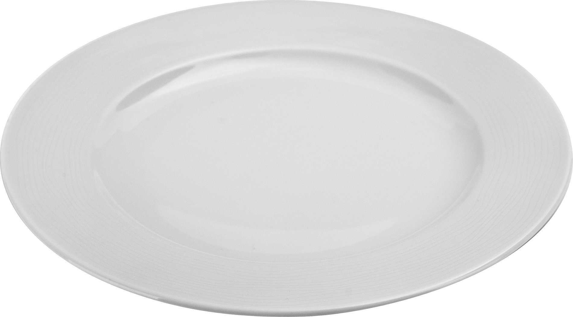 Karolina Talerz płytki 26 cm obiadowy Biały Stock