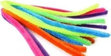 BREWIS Druciki kreatywne neonowe 8szt