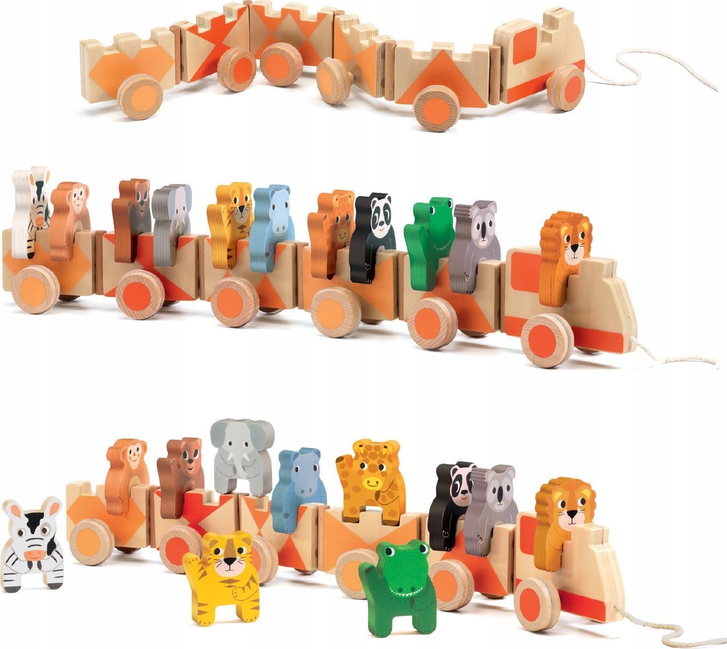 Djeco Djeco Traukinukas - Trainimo džiunglės