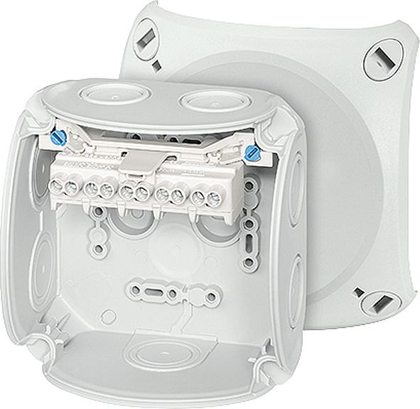 Hensel Puszka odgałęźna 104x104x70 5x4mm2 CU IP66 szara DK 0404 GZ (62000151)