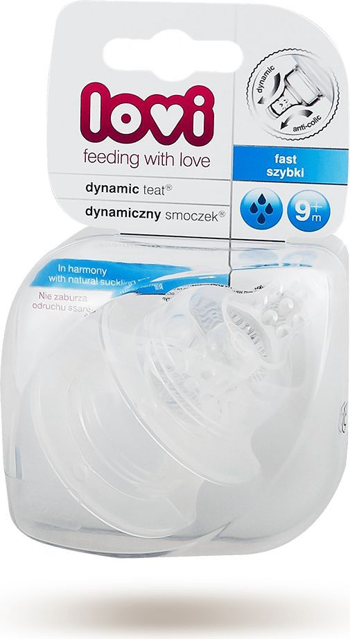 Canpol LOVI Smoczek dynamiczny - szybki (2 szt) - 5903407187525