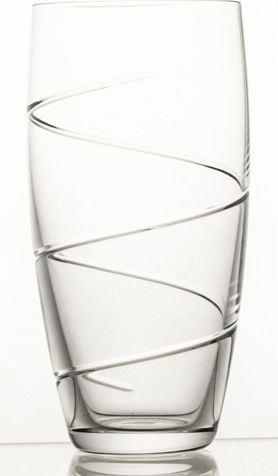 Crystal Julia Crystal Julia Szklanki kryształowe wysokie do soku 6 sztuk