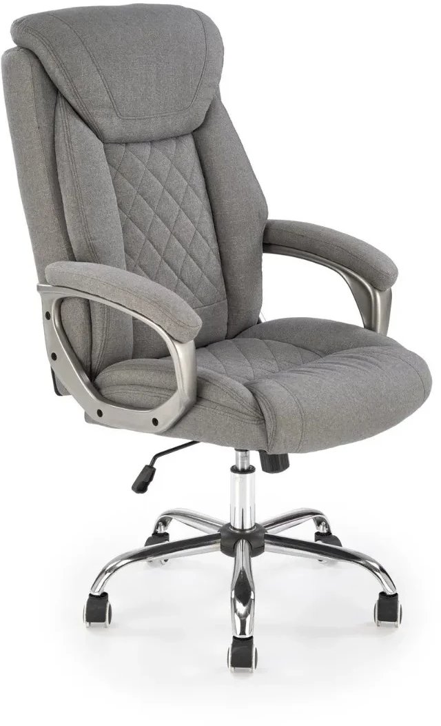 Fotel biurowy HELDER 2 szary HALMAR