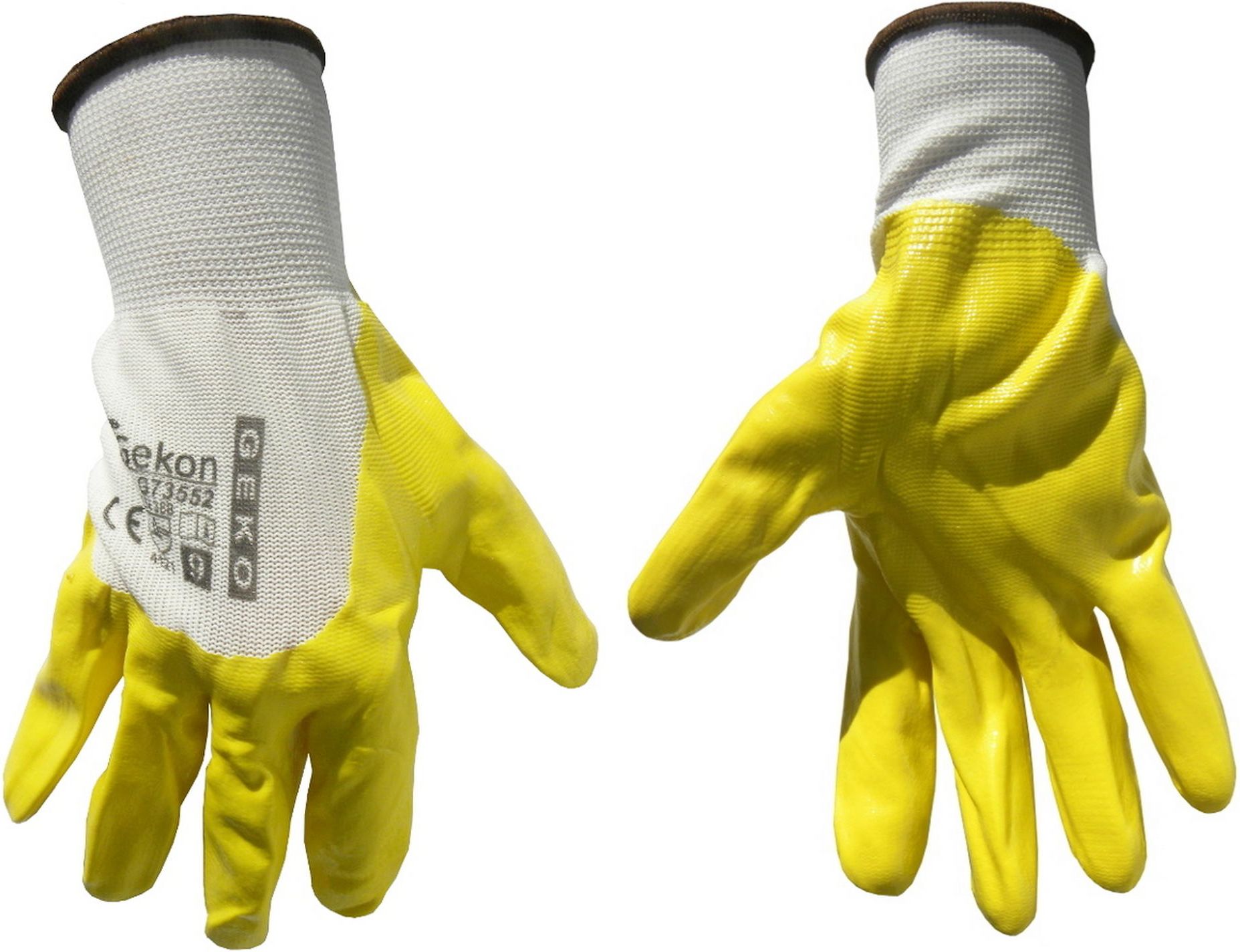 Geko Rękawice ochronne GEKO r.9/żółte/(12/240)